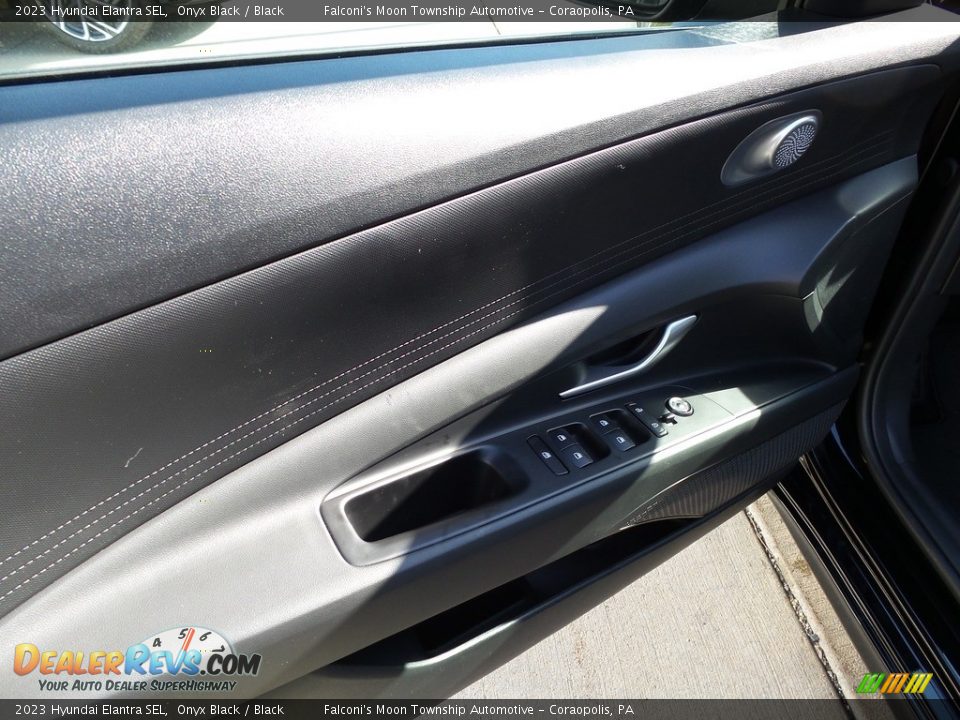2023 Hyundai Elantra SEL Onyx Black / Black Photo #14