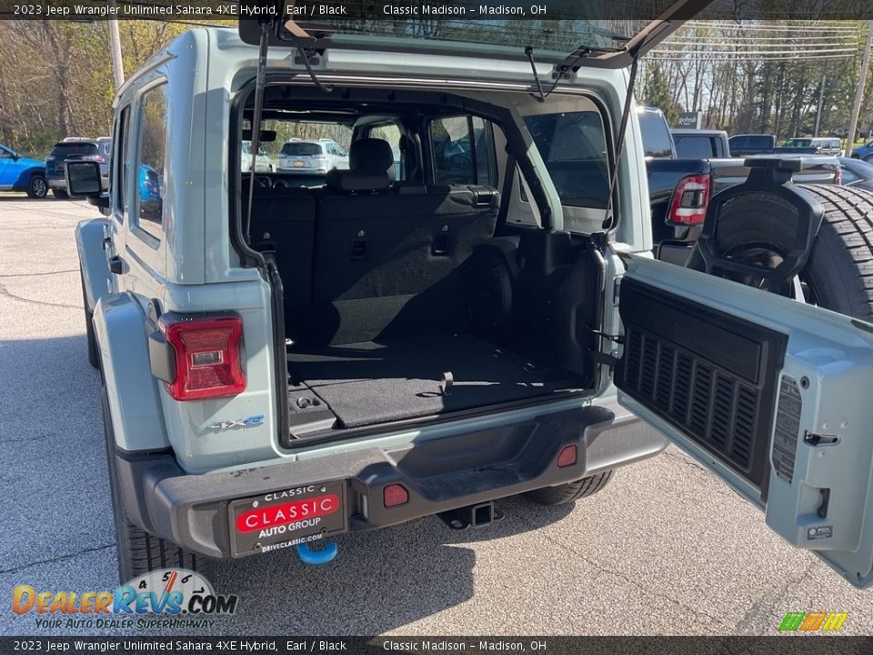 2023 Jeep Wrangler Unlimited Sahara 4XE Hybrid Earl / Black Photo #12