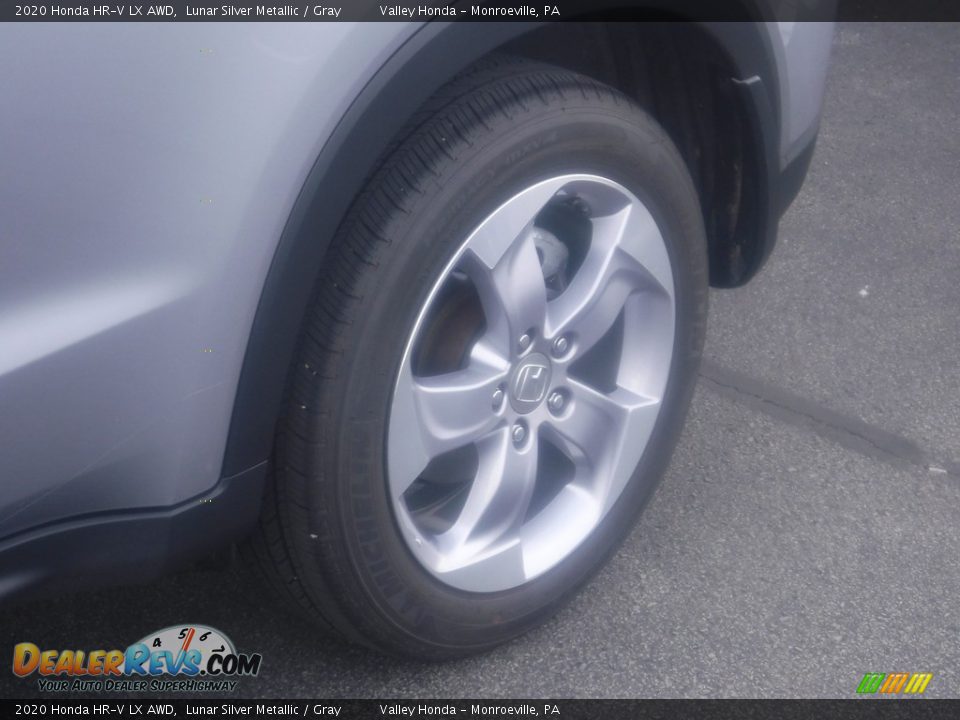 2020 Honda HR-V LX AWD Lunar Silver Metallic / Gray Photo #3