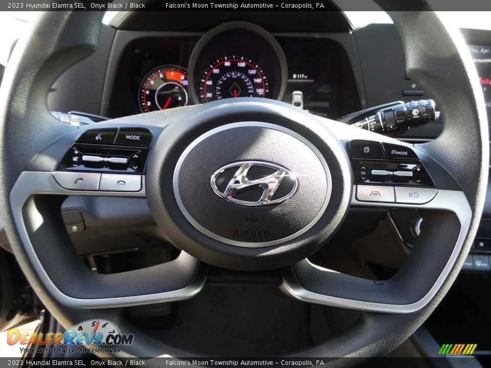 2023 Hyundai Elantra SEL Onyx Black / Black Photo #15