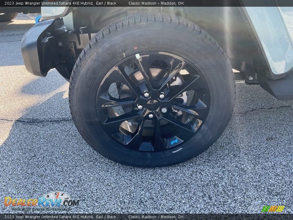 2023 Jeep Wrangler Unlimited Sahara 4XE Hybrid Earl / Black Photo #13
