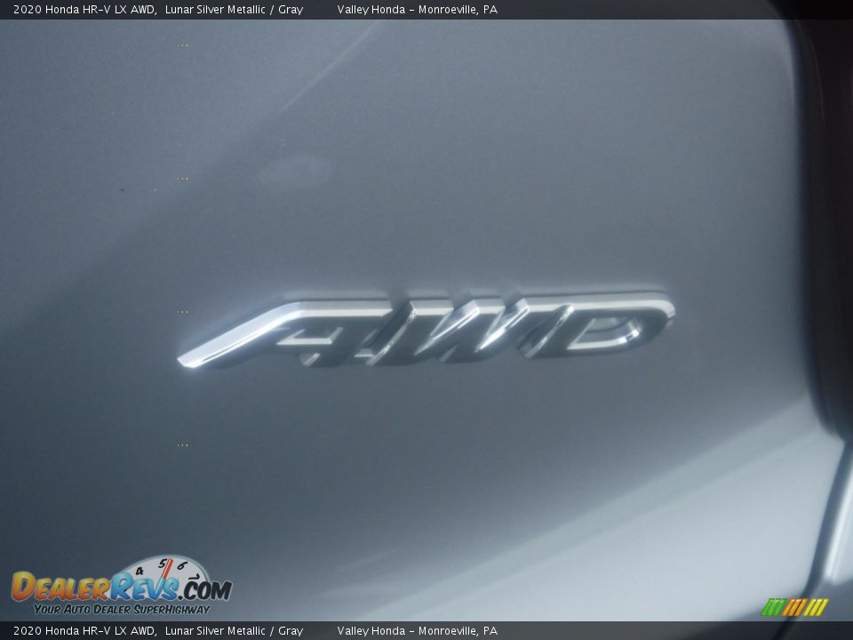 2020 Honda HR-V LX AWD Lunar Silver Metallic / Gray Photo #8