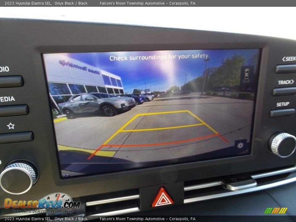 2023 Hyundai Elantra SEL Onyx Black / Black Photo #20