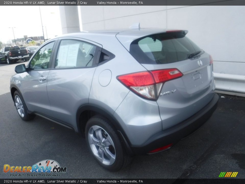 2020 Honda HR-V LX AWD Lunar Silver Metallic / Gray Photo #9