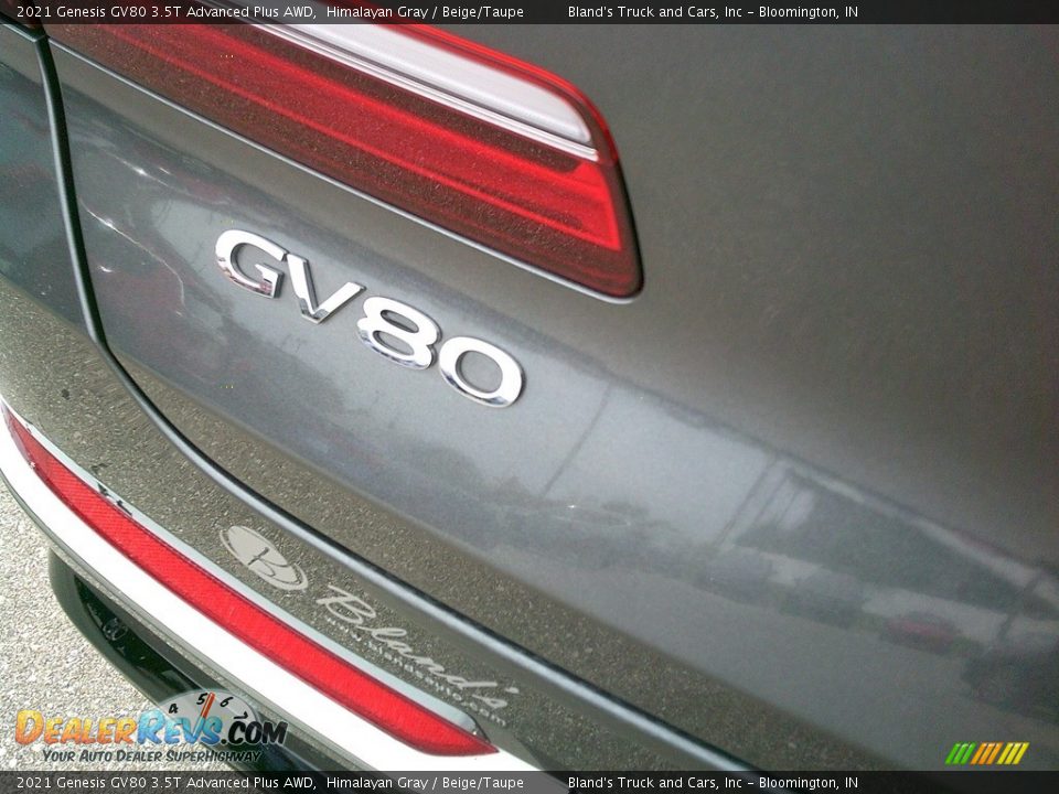 2021 Genesis GV80 3.5T Advanced Plus AWD Himalayan Gray / Beige/Taupe Photo #6