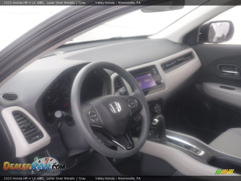 2020 Honda HR-V LX AWD Lunar Silver Metallic / Gray Photo #11