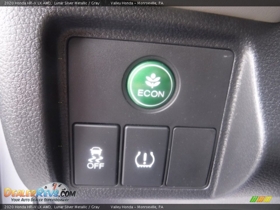 2020 Honda HR-V LX AWD Lunar Silver Metallic / Gray Photo #12