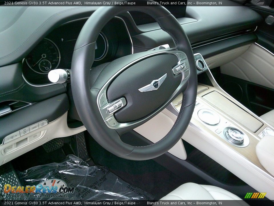 Dashboard of 2021 Genesis GV80 3.5T Advanced Plus AWD Photo #8