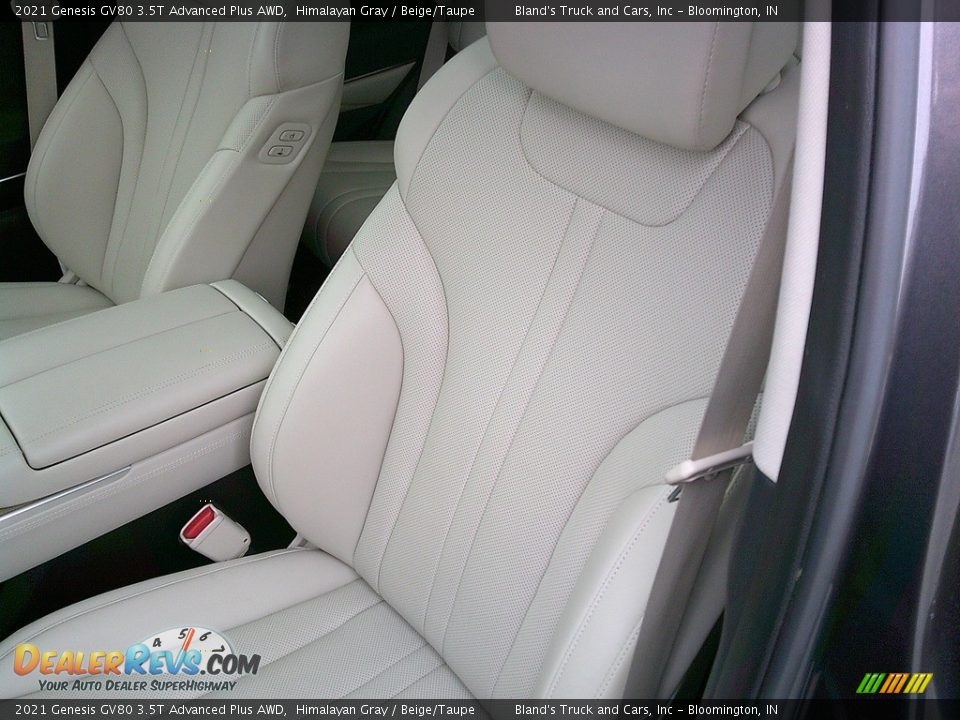 Front Seat of 2021 Genesis GV80 3.5T Advanced Plus AWD Photo #9