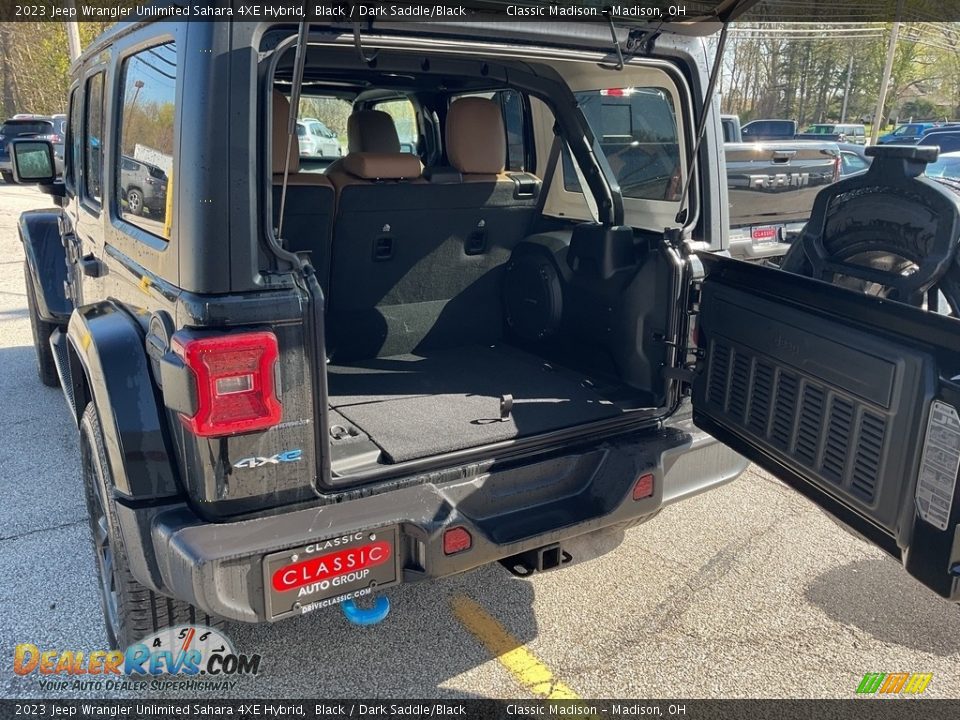2023 Jeep Wrangler Unlimited Sahara 4XE Hybrid Black / Dark Saddle/Black Photo #12