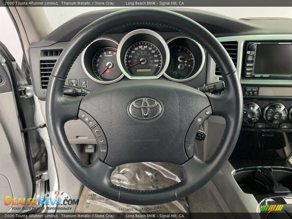 2006 Toyota 4Runner Limited Titanium Metallic / Stone Gray Photo #18