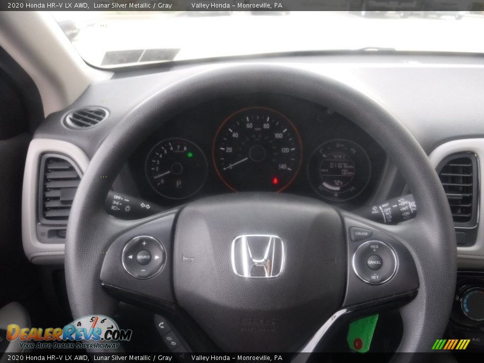2020 Honda HR-V LX AWD Lunar Silver Metallic / Gray Photo #20