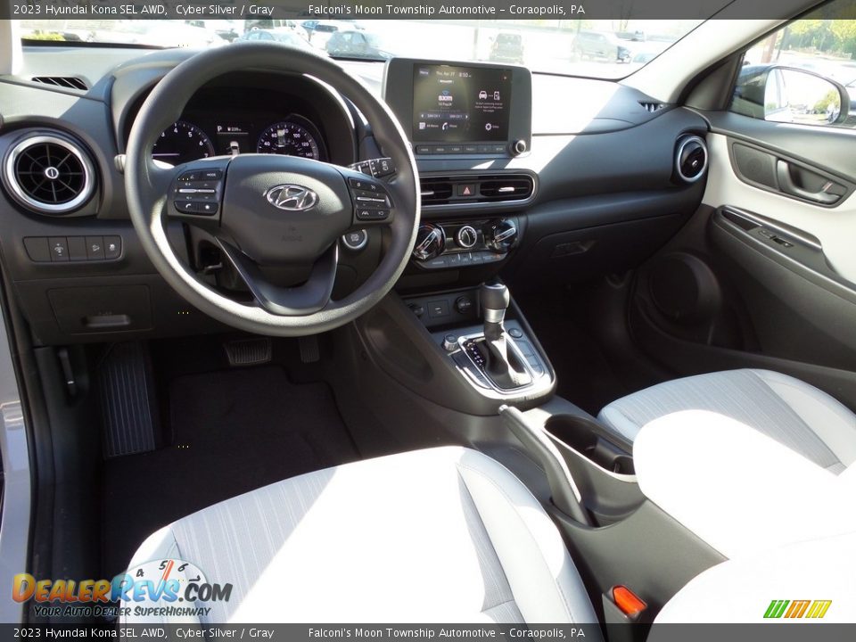 2023 Hyundai Kona SEL AWD Cyber Silver / Gray Photo #13