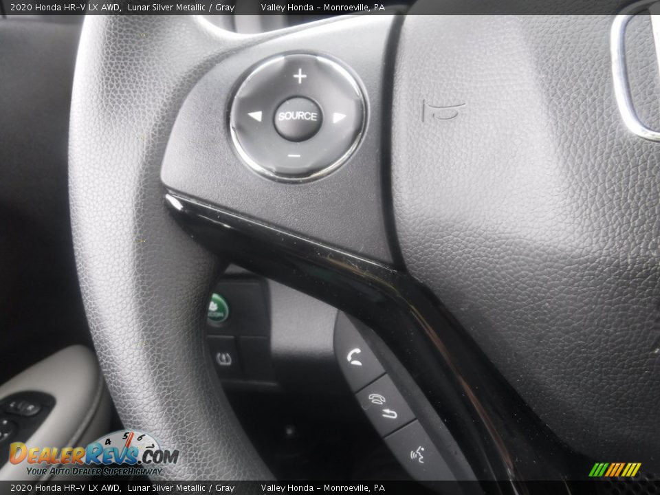 2020 Honda HR-V LX AWD Lunar Silver Metallic / Gray Photo #21