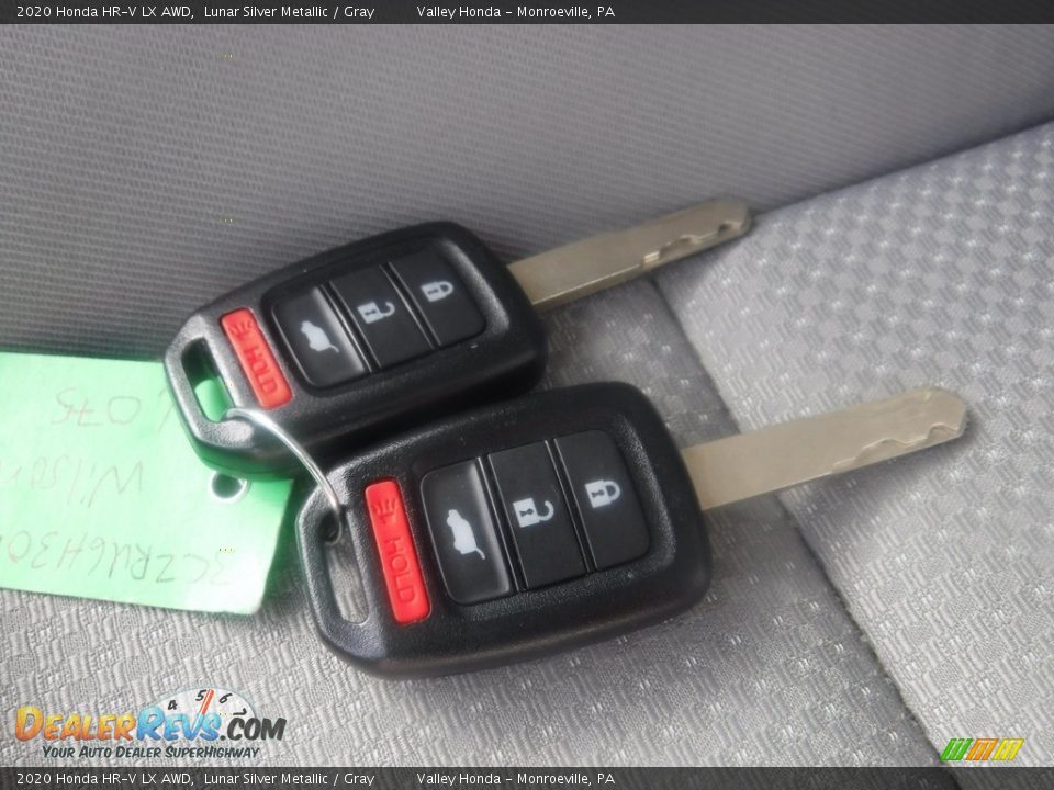 2020 Honda HR-V LX AWD Lunar Silver Metallic / Gray Photo #27