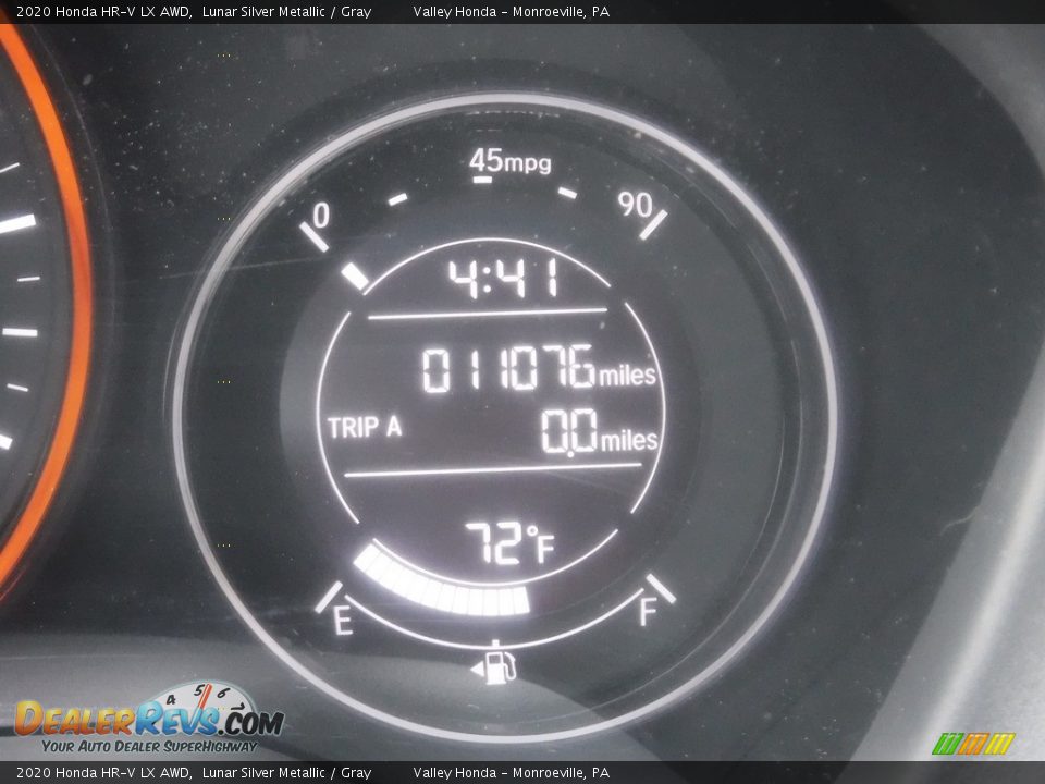2020 Honda HR-V LX AWD Lunar Silver Metallic / Gray Photo #30