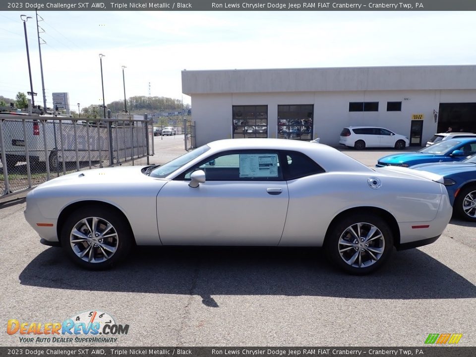 2023 Dodge Challenger SXT AWD Triple Nickel Metallic / Black Photo #2