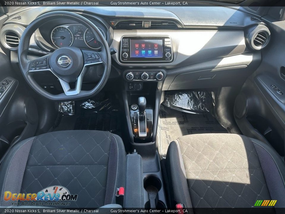 Charcoal Interior - 2020 Nissan Kicks S Photo #13