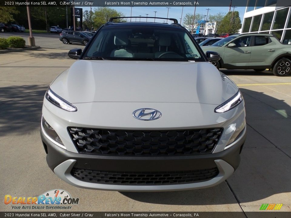 2023 Hyundai Kona SEL AWD Cyber Silver / Gray Photo #8