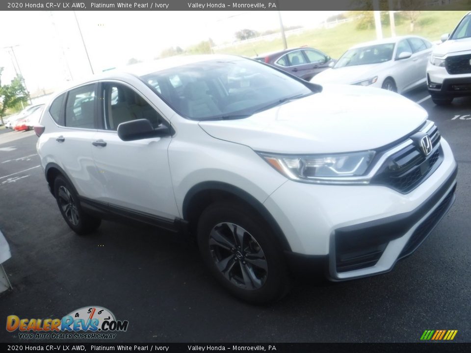 2020 Honda CR-V LX AWD Platinum White Pearl / Ivory Photo #5