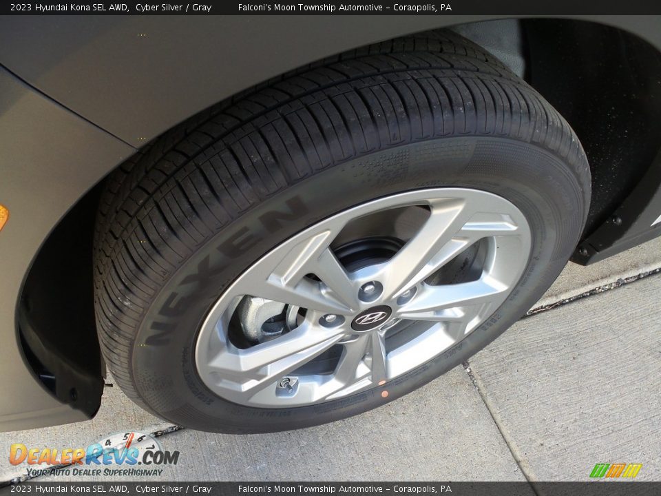2023 Hyundai Kona SEL AWD Cyber Silver / Gray Photo #10