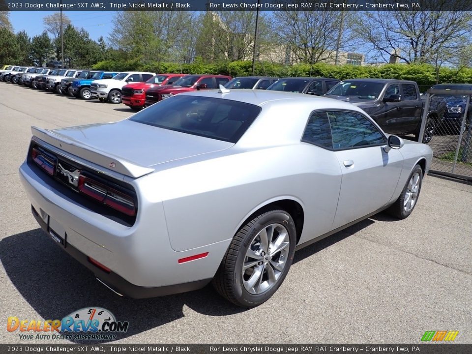 2023 Dodge Challenger SXT AWD Triple Nickel Metallic / Black Photo #5