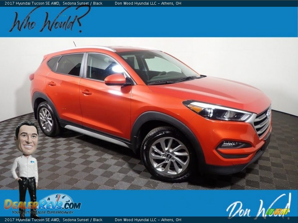 2017 Hyundai Tucson SE AWD Sedona Sunset / Black Photo #1