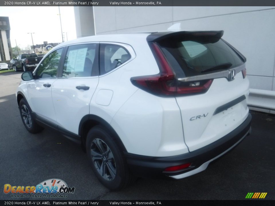 2020 Honda CR-V LX AWD Platinum White Pearl / Ivory Photo #8