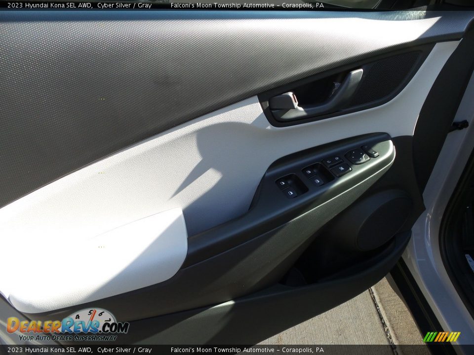 2023 Hyundai Kona SEL AWD Cyber Silver / Gray Photo #14