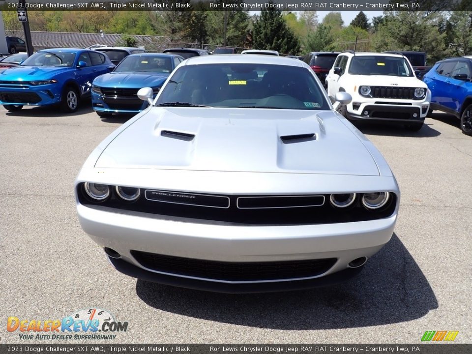 2023 Dodge Challenger SXT AWD Triple Nickel Metallic / Black Photo #8