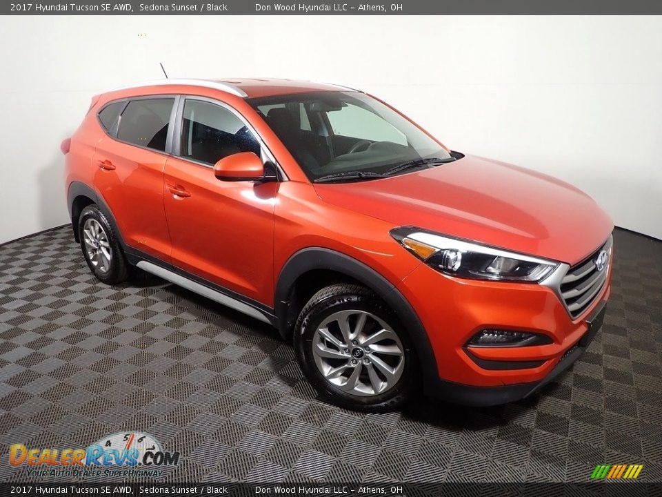 2017 Hyundai Tucson SE AWD Sedona Sunset / Black Photo #3