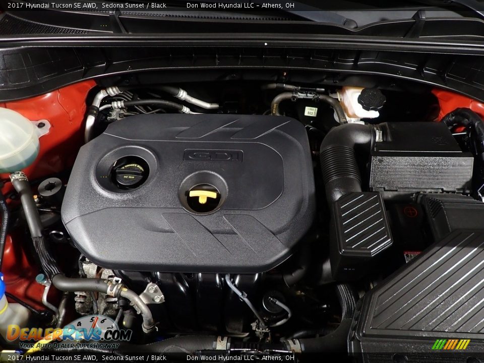 2017 Hyundai Tucson SE AWD Sedona Sunset / Black Photo #7