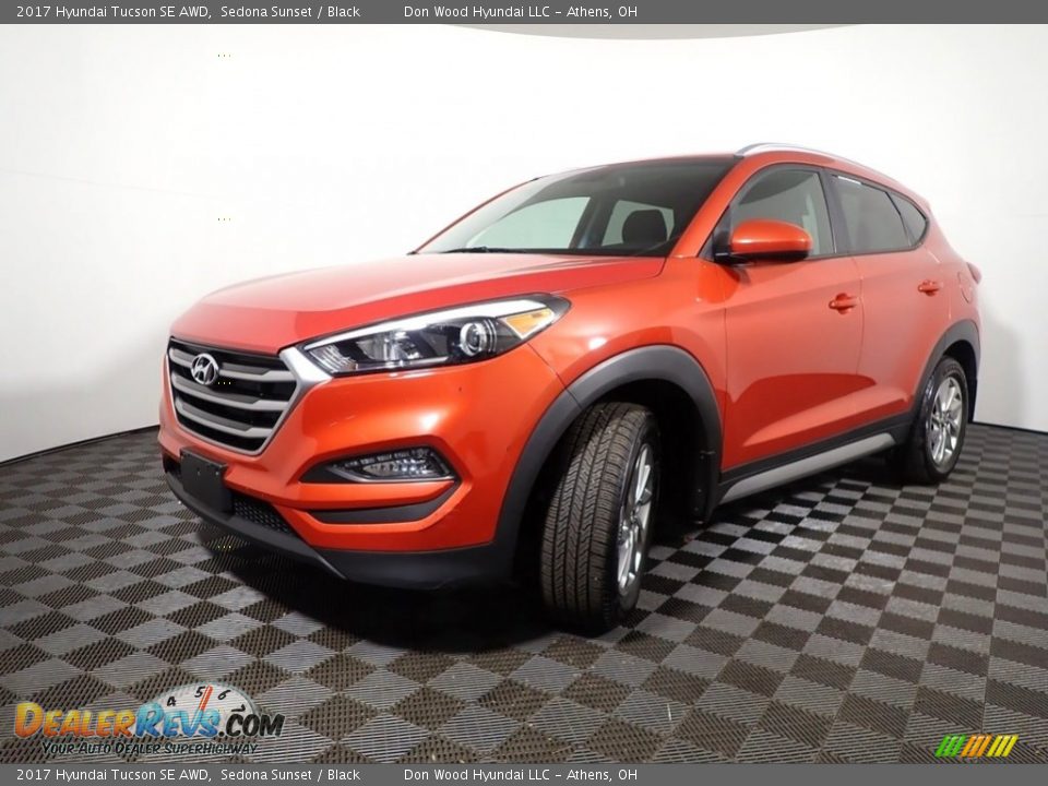2017 Hyundai Tucson SE AWD Sedona Sunset / Black Photo #8