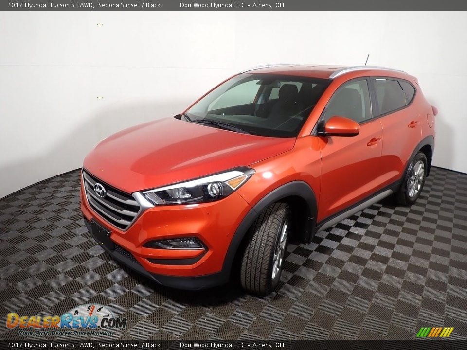 2017 Hyundai Tucson SE AWD Sedona Sunset / Black Photo #9