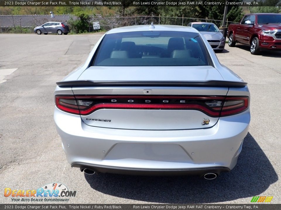 2023 Dodge Charger Scat Pack Plus Triple Nickel / Ruby Red/Black Photo #4