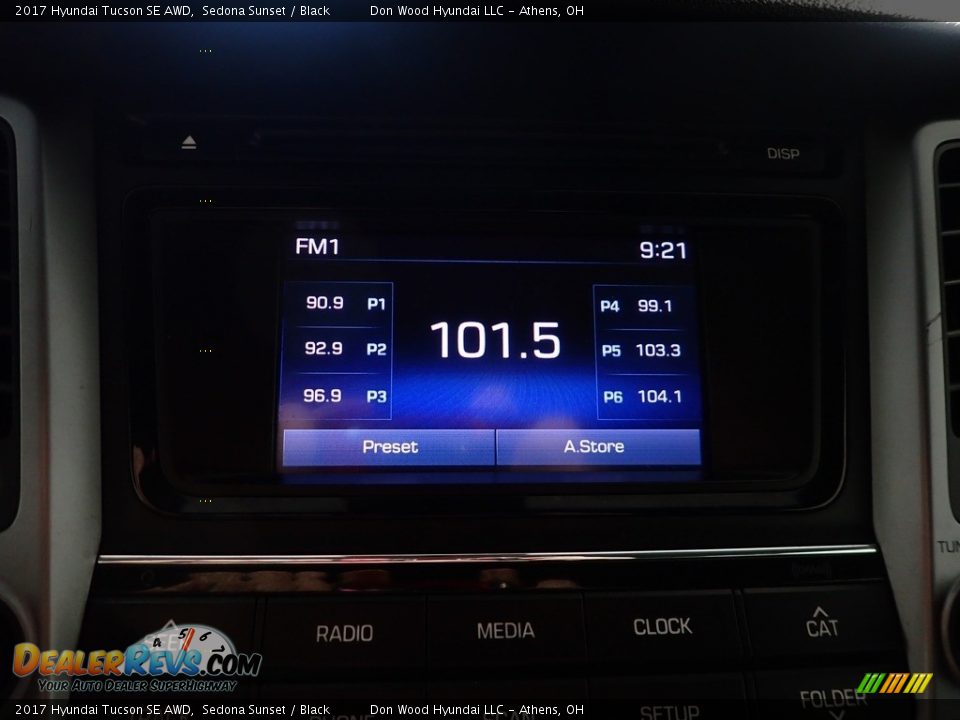 2017 Hyundai Tucson SE AWD Sedona Sunset / Black Photo #23