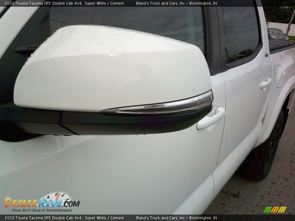 2020 Toyota Tacoma SR5 Double Cab 4x4 Super White / Cement Photo #27