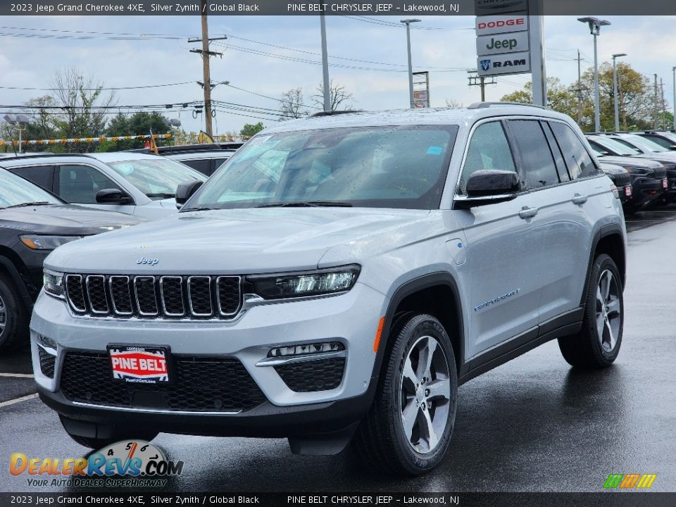 2023 Jeep Grand Cherokee 4XE Silver Zynith / Global Black Photo #1