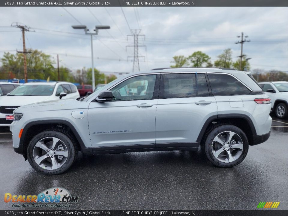 2023 Jeep Grand Cherokee 4XE Silver Zynith / Global Black Photo #3