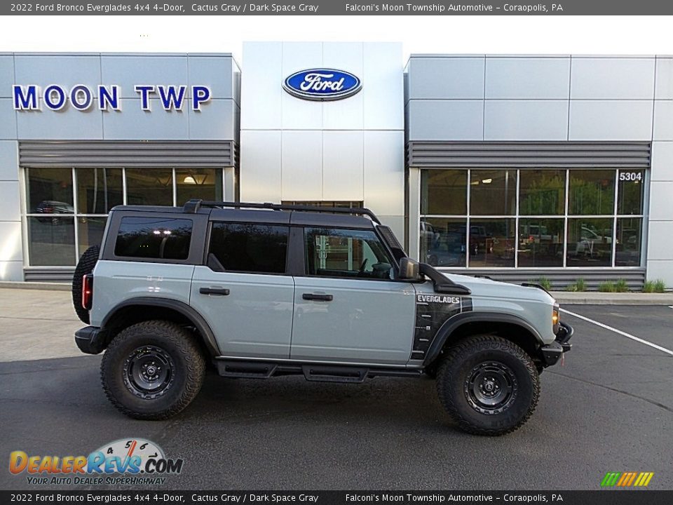 2022 Ford Bronco Everglades 4x4 4-Door Cactus Gray / Dark Space Gray Photo #1