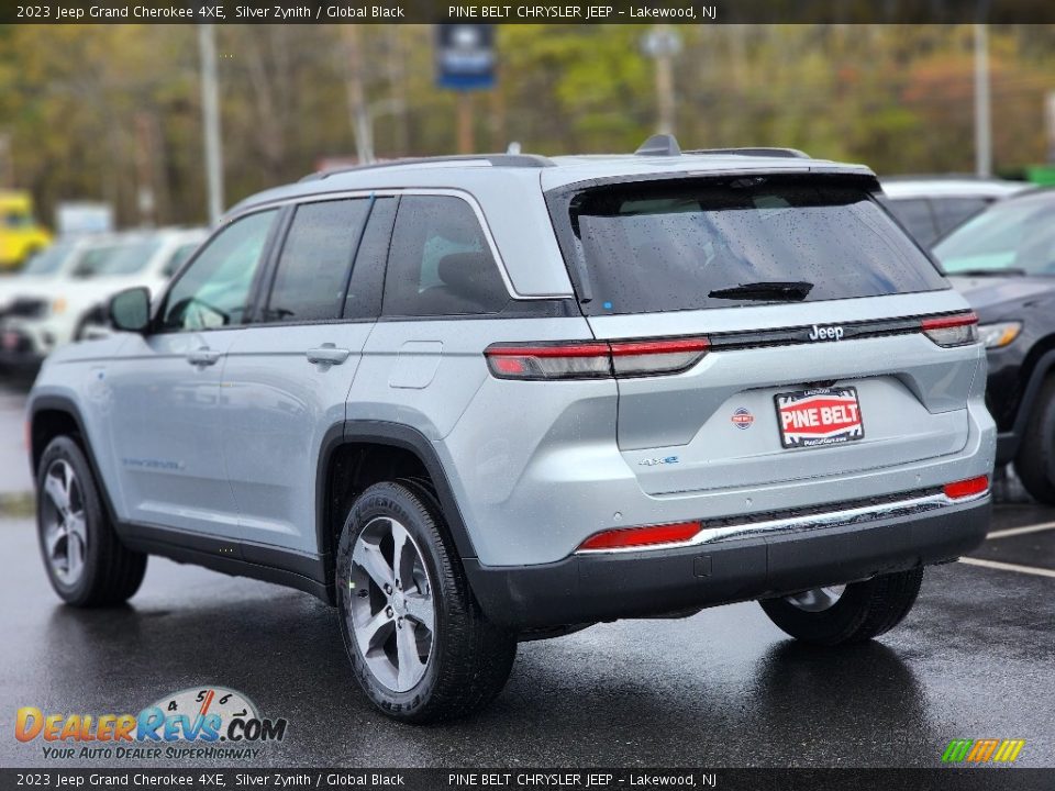 2023 Jeep Grand Cherokee 4XE Silver Zynith / Global Black Photo #4