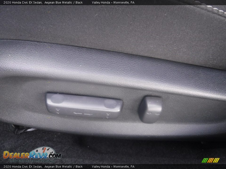 2020 Honda Civic EX Sedan Aegean Blue Metallic / Black Photo #15