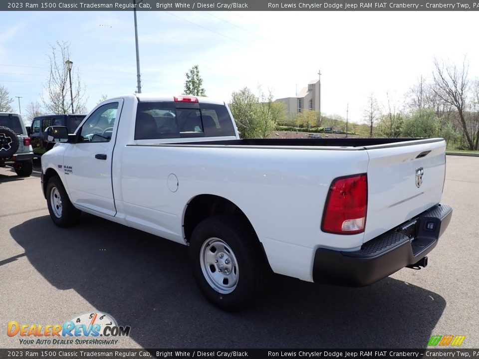 2023 Ram 1500 Classic Tradesman Regular Cab Bright White / Diesel Gray/Black Photo #3