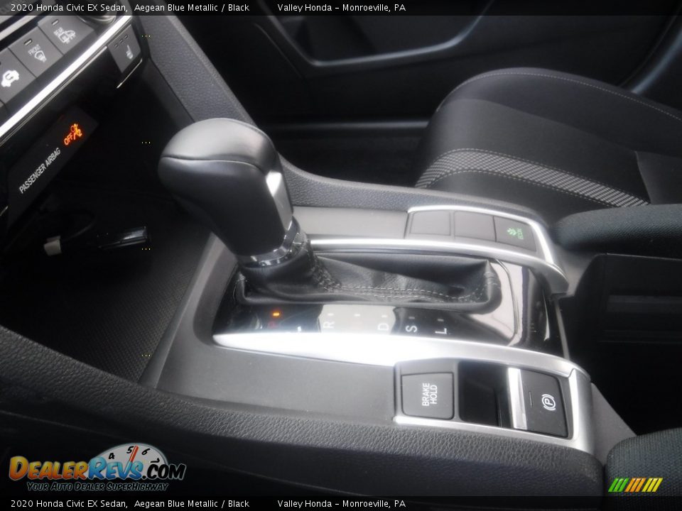 2020 Honda Civic EX Sedan Aegean Blue Metallic / Black Photo #18