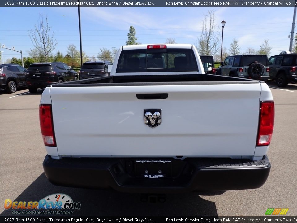 2023 Ram 1500 Classic Tradesman Regular Cab Bright White / Diesel Gray/Black Photo #4