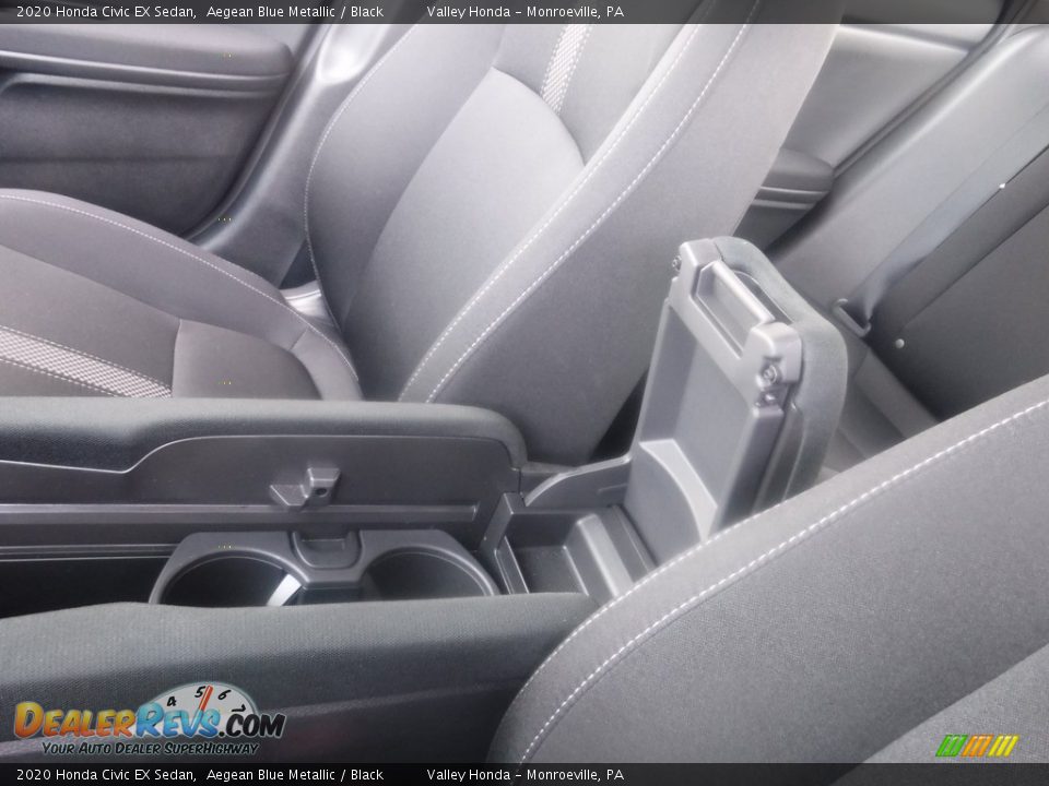 2020 Honda Civic EX Sedan Aegean Blue Metallic / Black Photo #27