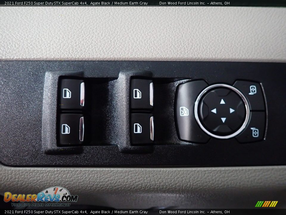 2021 Ford F250 Super Duty STX SuperCab 4x4 Agate Black / Medium Earth Gray Photo #18