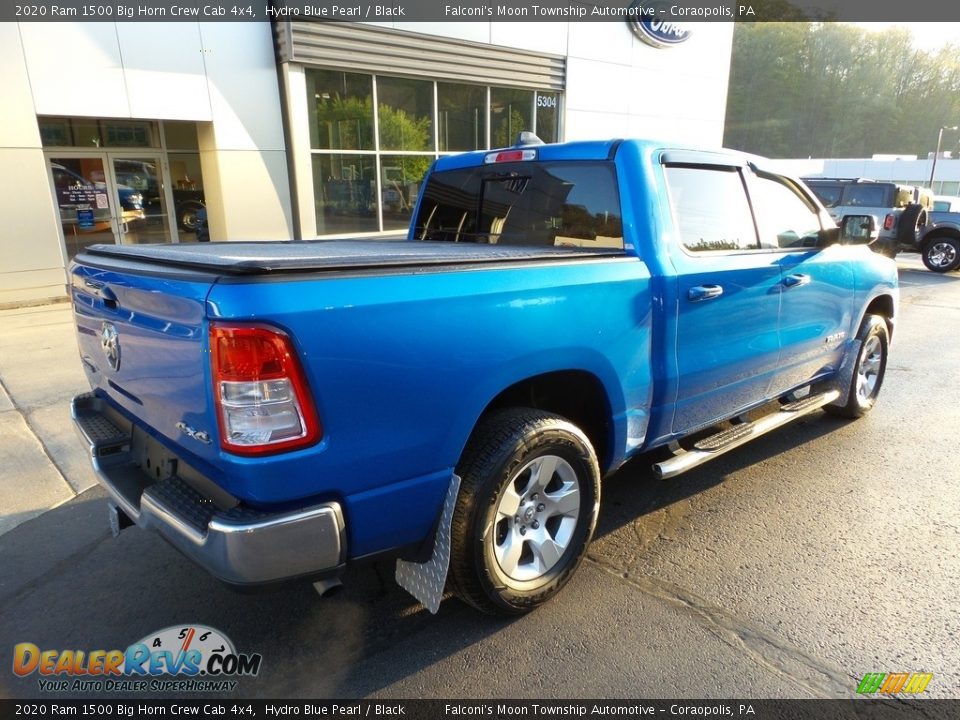 2020 Ram 1500 Big Horn Crew Cab 4x4 Hydro Blue Pearl / Black Photo #2
