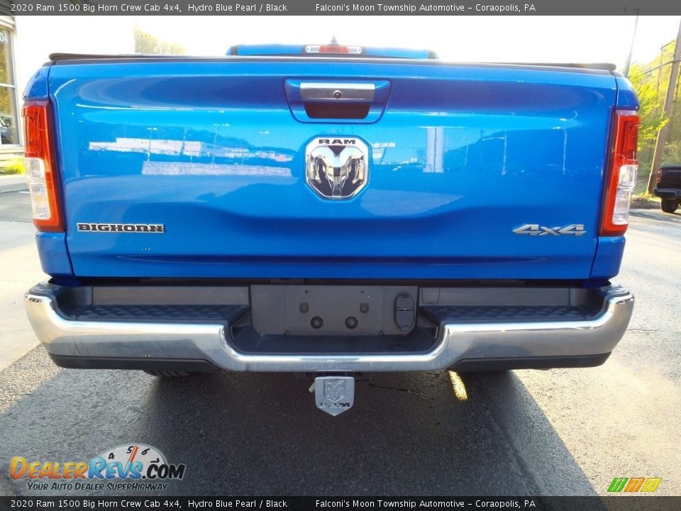 2020 Ram 1500 Big Horn Crew Cab 4x4 Hydro Blue Pearl / Black Photo #3