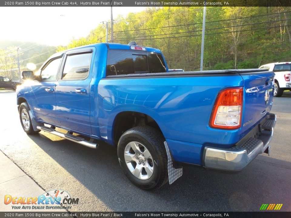 2020 Ram 1500 Big Horn Crew Cab 4x4 Hydro Blue Pearl / Black Photo #4